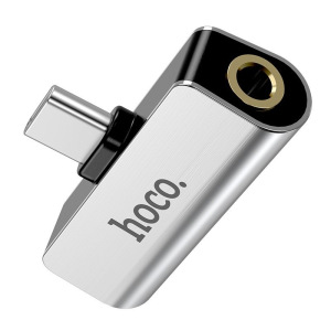 Переходник Hoco LS26, USB Type-C - mini jack 3.5 mm Переходник Hoco LS26, USB Type-C - mini jack 3.5 mm