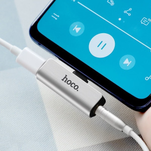 Переходник Hoco LS26, USB Type-C - mini jack 3.5 mm Переходник Hoco LS26, USB Type-C - mini jack 3.5 mm