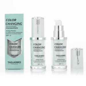Проявляющаяся тональная основа под макияж Tailaimei Color Changing зеленая Проявляющаяся тональная основа под макияж Tailaimei Color Changing зеленая