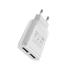 Сетевое зарядное устройство Borofone BA7A, 2 USB, 2.1A Сетевое зарядное устройство Borofone BA7A, 2 USB, 2.1A