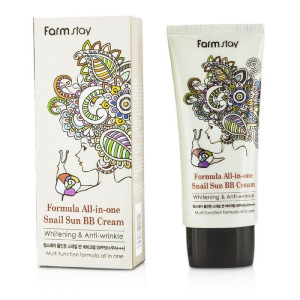 Солнцезащитный крем с муцином улитки Farm Stay Formula All-in-one Snail Sun BB Cream Солнцезащитный крем с муцином улитки Farm Stay Formula All-in-one Snail Sun BB Cream