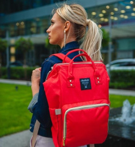 Сумка-рюкзак для мам Maitedi Baby Mo без Usb красная Сумка-рюкзак для мам Maitedi Baby Mo без Usb красная