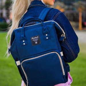 Сумка-рюкзак для мам Maitedi Baby Mo без Usb тёмно-синяя Сумка-рюкзак для мам Maitedi Baby Mo без Usb тёмно-синяя