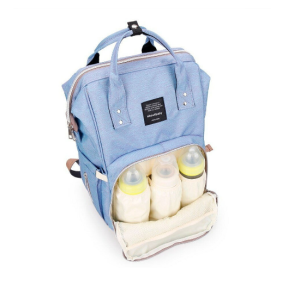 Сумка-рюкзак Maitedi Baby Mo с Usb и лямками для коляски фиолетовая Сумка-рюкзак Maitedi Baby Mo с Usb и лямками для коляски фиолетовая