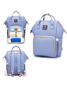 Сумка-рюкзак Maitedi Baby Mo с Usb и лямками для коляски фиолетовая Сумка-рюкзак Maitedi Baby Mo с Usb и лямками для коляски фиолетовая