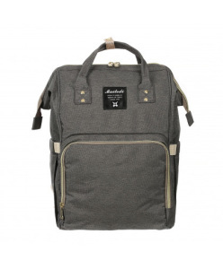 Сумка-рюкзак Maitedi Baby Mo с Usb и лямками для коляски тёмно-серая Сумка-рюкзак Maitedi Baby Mo с Usb и лямками для коляски тёмно-серая