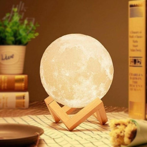Светильник-ночник 3D шар Луна Moon Lamp с пультом, 15 см Светильник-ночник 3D шар Луна Moon Lamp с пультом, 15 см