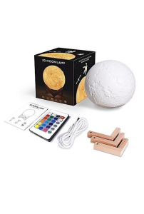 Светильник-ночник 3D шар Луна Moon Lamp с пультом, 15 см Светильник-ночник 3D шар Луна Moon Lamp с пультом, 15 см