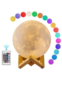 Светильник-ночник 3D шар Луна Moon Lamp с пультом, 15 см Светильник-ночник 3D шар Луна Moon Lamp с пультом, 15 см