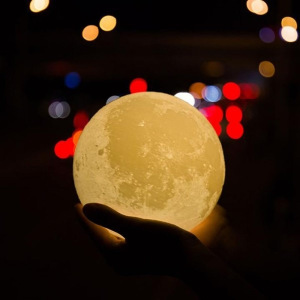 Светильник-ночник 3D шар Луна Moon Lamp с пультом, 15 см Светильник-ночник 3D шар Луна Moon Lamp с пультом, 15 см