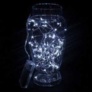 Светодиодная гирлянда микро диод Роса 100 ламп 10 м холодный белый Светодиодная гирлянда микро диод Роса 100 ламп 10 м холодный белый