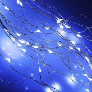 Светодиодная гирлянда микро диод Роса 100 ламп 10 м холодный белый Светодиодная гирлянда микро диод Роса 100 ламп 10 м холодный белый