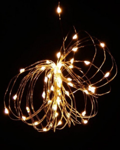 Светодиодная гирлянда микро диод Роса 100 ламп 10 м тёплый белый Светодиодная гирлянда микро диод Роса 100 ламп 10 м тёплый белый