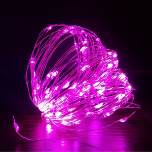 Светодиодная гирлянда роса Конский хвост розовый Светодиодная гирлянда роса Конский хвост розовый