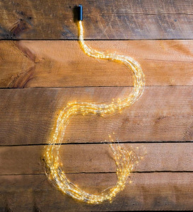 Светодиодная гирлянда роса Конский хвост тёплый белый Светодиодная гирлянда роса Конский хвост тёплый белый