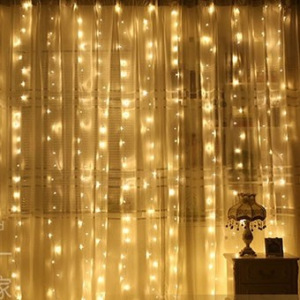Светодиодная гирлянда Штора Роса 3×2 метра тёплый белый Светодиодная гирлянда Штора Роса 3×2 метра тёплый белый