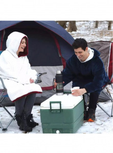 Толстовка плед с капюшоном Huggle Hoodie Толстовка плед с капюшоном Huggle Hoodie