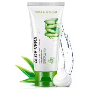 Увлажняющая и очищающая пенка для лица с экстрактом алоэ вера Aloe Vera Foam Cleanser Увлажняющая и очищающая пенка для лица с экстрактом алоэ вера Aloe Vera Foam Cleanser