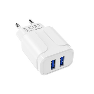 Зарядное устройство BOROFONE BA37A Speedy 2*USB, 2.4A, белый Зарядное устройство BOROFONE BA37A Speedy 2*USB, 2.4A, белый