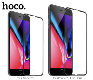 Защитное стекло HOCO A12 для iPhone 7+/8+ черный Защитное стекло HOCO A12 для iPhone 7+/8+ черный