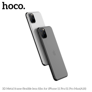 Защитное стекло HOCO A18 на объектив камеры для iPhone 11 Pro/11 Pro Max, черный Защитное стекло HOCO A18 на объектив камеры для iPhone 11 Pro/11 Pro Max, черный