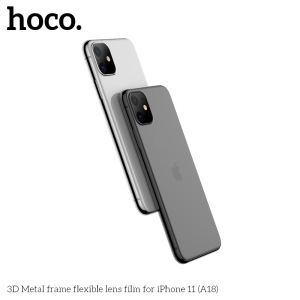 Защитное стекло HOCO A18 на объектив камеры для iPhone XR/11, черный Защитное стекло HOCO A18 на объектив камеры для iPhone XR/11, черный
