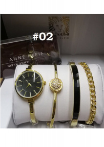 Женские часы Anne Klein с тремя браслетами в коробке Женские часы Anne Klein с тремя браслетами в коробке