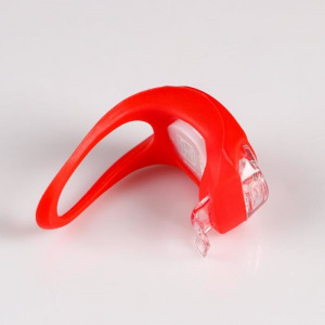 Фонарь велосипедный, батарейки CR 2032 2 шт, 3 режима, 2 LED, микс Фонарь велосипедный, батарейки CR 2032 2 шт, 3 режима, 2 LED, микс