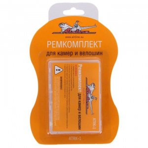 Набор для ремонта камер и велосипедных шин, в кейсе Набор для ремонта камер и велосипедных шин, в кейсе