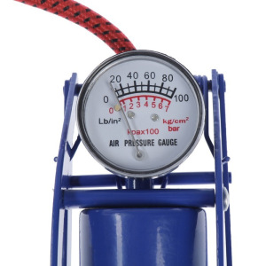 Насос ножной с манометром, 1 цилиндр Насос ножной с манометром, 1 цилиндр