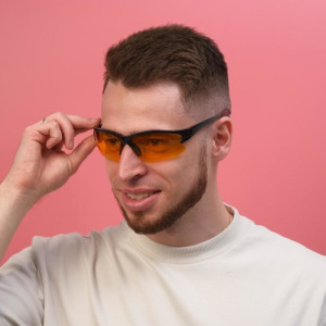 Очки солнцезащитные, велосипедные "Мастер К.", uv 400, 11.5х13х4 см, линза 4х7 см Очки солнцезащитные, велосипедные "Мастер К.", uv 400, 11.5х13х4 см, линза 4х7 см