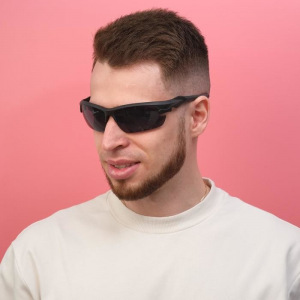 Очки спортивные "Мастер К." UV400, ширина 14 см, дужка 14 см, линза 4х6.5 см Очки спортивные "Мастер К." UV400, ширина 14 см, дужка 14 см, линза 4х6.5 см