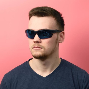 Очки спортивные "Мастер К." UV400, ширина 14 см, дужка 14 см, линза 4х6.5 см Очки спортивные "Мастер К." UV400, ширина 14 см, дужка 14 см, линза 4х6.5 см