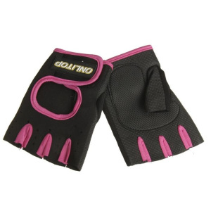 Перчатки для фитнеса ONLITOP, размер M, неопрен, цвет чёрный/красный Перчатки для фитнеса ONLITOP, размер M, неопрен, цвет чёрный/красный