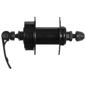 Втулка передняя 36 отв, сталь, QS-218F, под диск, с эксцентриком, цвет чёрный Втулка передняя 36 отв, сталь, QS-218F, под диск, с эксцентриком, цвет чёрный