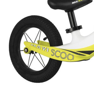 Беговел 12" Comet делюкс плюс, 2021, цвет салатовый с белым Беговел 12" Comet делюкс плюс, 2021, цвет салатовый с белым