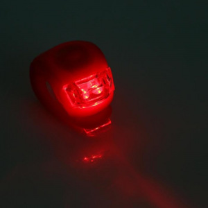 Фонарь велосипедный, батарейки CR 2032 2 шт, 3 режима, 2 LED, микс Фонарь велосипедный, батарейки CR 2032 2 шт, 3 режима, 2 LED, микс