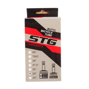 Камера 24"x1,75-1,95" STG, бутил, автониппель 48 мм Камера 24"x1,75-1,95" STG, бутил, автониппель 48 мм
