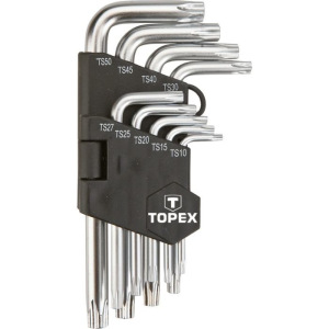 Ключи звездочки TOPEX, TS10-50, набор 9 шт. Ключи звездочки TOPEX, TS10-50, набор 9 шт.
