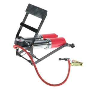 Насос ножной с манометром, 2 цилиндра, усиленный Насос ножной с манометром, 2 цилиндра, усиленный
