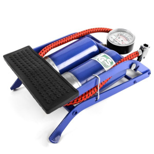 Насос ножной с манометром, 2 цилиндра Насос ножной с манометром, 2 цилиндра