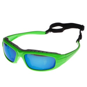 Очки спортивные, линзы голубые, оправа модная, дужки зелёные, uv 400, микс, 17х15х4.5 см Очки спортивные, линзы голубые, оправа модная, дужки зелёные, uv 400, микс, 17х15х4.5 см