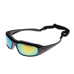 Очки спортивные, линзы голубые, оправа модная, дужки зелёные, uv 400, микс, 17х15х4.5 см Очки спортивные, линзы голубые, оправа модная, дужки зелёные, uv 400, микс, 17х15х4.5 см