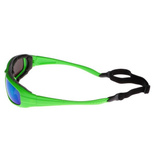 Очки спортивные, линзы голубые, оправа модная, дужки зелёные, uv 400, микс, 17х15х4.5 см Очки спортивные, линзы голубые, оправа модная, дужки зелёные, uv 400, микс, 17х15х4.5 см