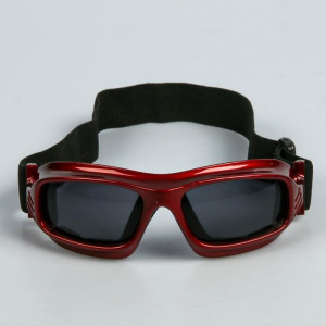 Очки спортивные "Koestler" KO-013, линзы чёрные, красная оправа Очки спортивные "Koestler" KO-013, линзы чёрные, красная оправа