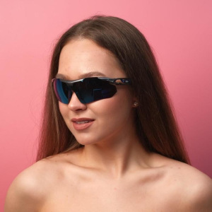 Очки спортивные "Мастер К." UV400, ширина 14 см, дужка 14 см, линза 4.5х8 см Очки спортивные "Мастер К." UV400, ширина 14 см, дужка 14 см, линза 4.5х8 см