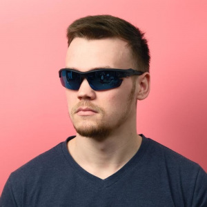 Очки спортивные "Мастер К." UV400, ширина 14 см, дужка 14 см, линза 4х6.5 см Очки спортивные "Мастер К." UV400, ширина 14 см, дужка 14 см, линза 4х6.5 см