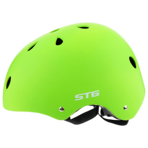 Шлем велосипедиста STG MTV12, размер M (55-58 см), цвет салатовый Шлем велосипедиста STG MTV12, размер M (55-58 см), цвет салатовый
