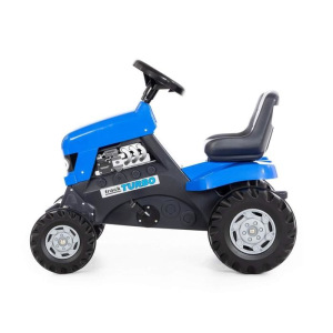 Толокар-трактор Turbo с педалями, цвет синий Толокар-трактор Turbo с педалями, цвет синий