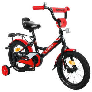 Велосипед 14" Graffiti Classic, цвет черный/красный Велосипед 14" Graffiti Classic, цвет черный/красный